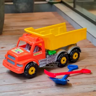 کامیون اسباب بازی خاکریز Maxi Truck نارنجی کد 6901F8