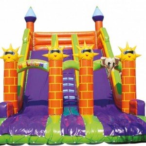 سرسره بادی  شش قلعه با دو سرسره  مدل 014