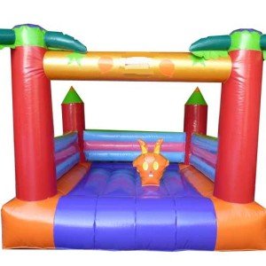 جامپینگ با دیواره بادی و مانع طرح نخل