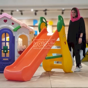 سرسره موزی کودک مدل موز 4 پله کد 1014