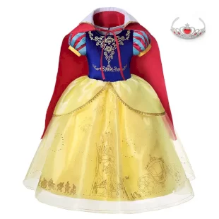 لباس سفید برفی به همراه تاج کد 110114