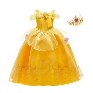 لباس پرنسس بلا به همراه تاج کد 121127