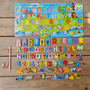 اسباب بازی مونته سوری تخته لگاریتمی مدل  وسایل نقلیه کد 4122061