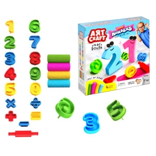 ست خمیر بازی 20 تکه اعداد کد 03552