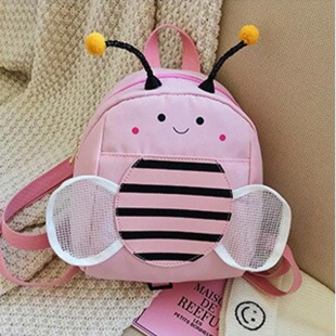 کوله پشتی کودک طرح زنبور صورتی کد 4131869