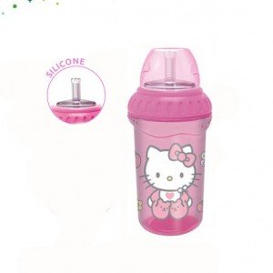 لیوان نی دار هلو کیتی- صورتی کد 35929