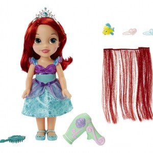 عروسک پری دریائی با سشوار