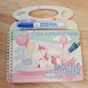 کتاب نقاشی و رنگ آمیزی با ماژیک جادویی طرح یونیکورن مدل P/BH316/A