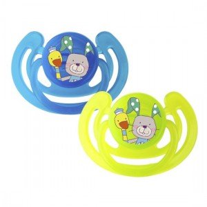 پستانک 2 عددی سبزآبی rotho کد 306340230