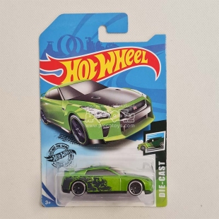 ماشین اسباب بازی کوچک نیسان GTR رنگ سبز  Hot Wheel مدل 4161953