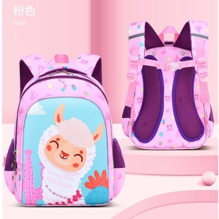 کوله پشتی کودک صورتی طرح لاما کد 4164295