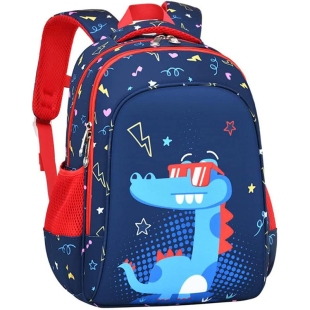 کوله پشتی کودک سرمه ای طرح دایناسور کد 4164292