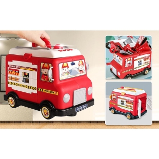اسباب بازی ماشین آتش نشانی با تجهیزات  کد H356A