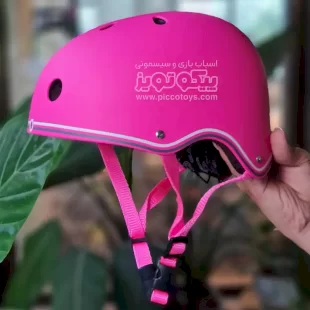 کلاه ایمنی GLOBBER سایز XS-S  رنگ صورتی کد 505110