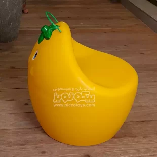 صندلی کودک پرتقالی زرد