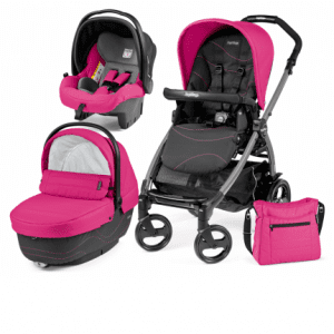 کالسکه peg perego مدلBook 51 XL Sportivo modular bloom Series glam pallette رنگ bloom pink
