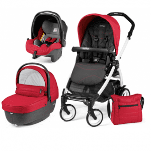 کالسکه peg perego مدلBook 51 XL Sportivo modular bloom Series glam pallette رنگ bloom red