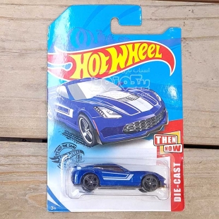 ماشین اسباب بازی کوچک کوروت رنگ آبی Hot Wheel مدل 4179012
