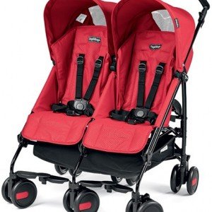 کالسکه peg peregoمدل Pliko Mini Twin رنگ mod red