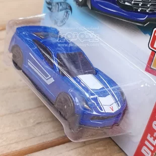 ماشین اسباب بازی کوچک کوروت رنگ آبی Hot Wheels