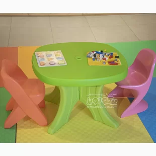 میز کودک وانیا رنگ سبز