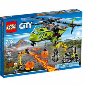 لگو Volcano Supply Helicopter lego کد 60123