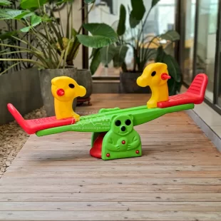 الاکلنگ تعادلی زرافه رنگ زرد قرمز کد P/3988991/D