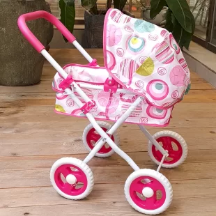 کالسکه عروسک چیپولینو گلدار Chipolino کد KZKLO02003FL