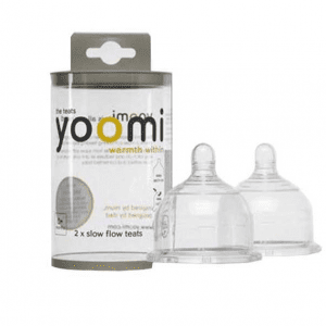 سر شیشه 2 عددی yoomi slow flow teat