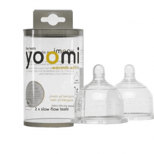 سر شیشه 2 عددی yoomi super slow flow teat