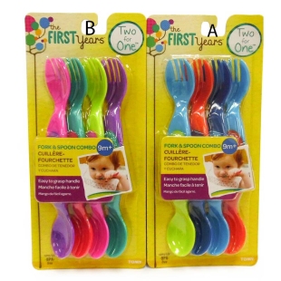 قاشق و چنگال کودک the first years کد 06294