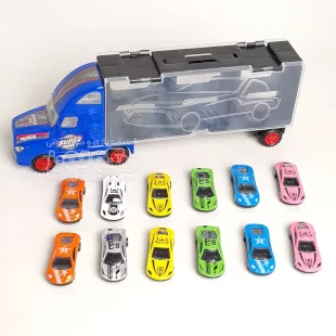 کامیون حمل ماشین مسابقه رنگ آبی کد P/K136A/AB