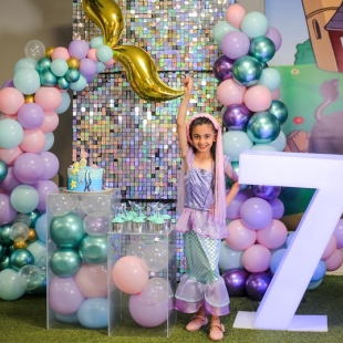 لباس آریل پری دریایی به همراه تاج کد 113122