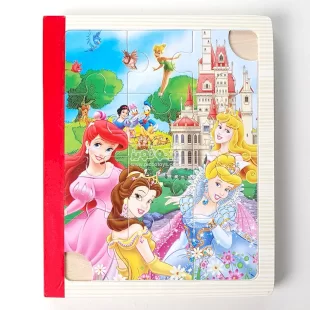پازل کتابی چوبی مدل پرنسس های دیزنی کد XLE-903