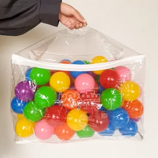توپ رنگی کودک بسته 100 تایی مدل کیفی کد P/0051/N100