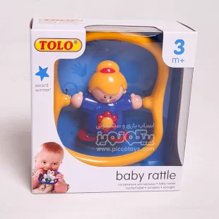 جغجغه تولو طرح دخترک رنگ آبی کد P/89591/A