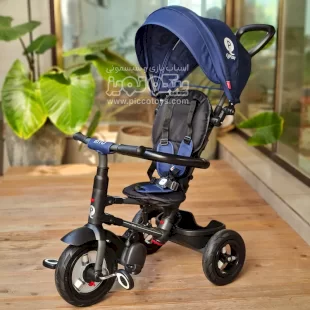 سه چرخه کودک تاشو پلی کیدز مدل Play kids Rito air رنگ آبی کد 624624