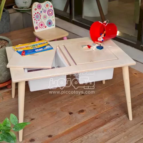 میز کودک چوبی