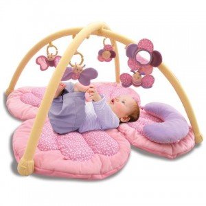 تشک بازی و پارک بازی موزیکال طرح پروانه ای little bird کد3007
