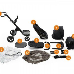 کالسکه stokke xplory black