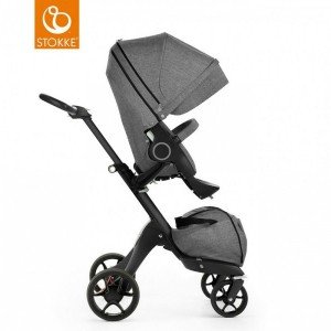 ست كالسكه و کریر stokke xplory رنگ black melange