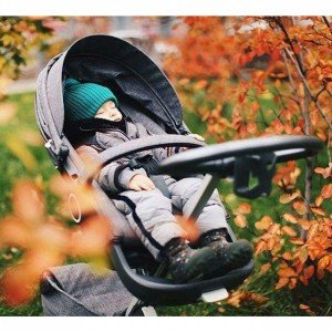 آرامش در کالسکه stokke xplory 2017 رنگ black melange