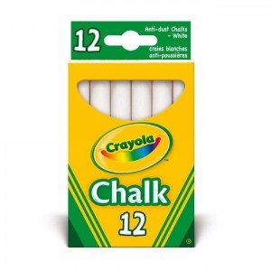 گچ سفید کودک 12عددی crayola کد 0280