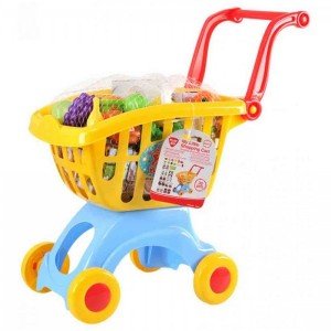 سبد خرید رنگ زرد playgo کد 3243