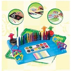 ست نقاشی و خمیر 42 تکه playgo کد 7200