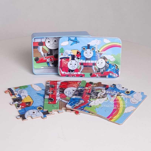 پازل قطارها قوطی فلزی 60 تکه کد jd6059