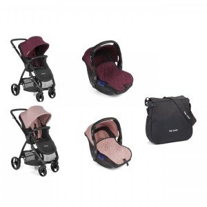 ست کالسکه و کریر و ساک لوازم  Be Cool مدل801 silla slide رنگ COUPAGE640