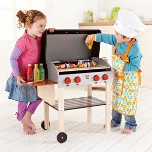 باربی کیو چوبی کودک Gourmet Grill with food hape 3127