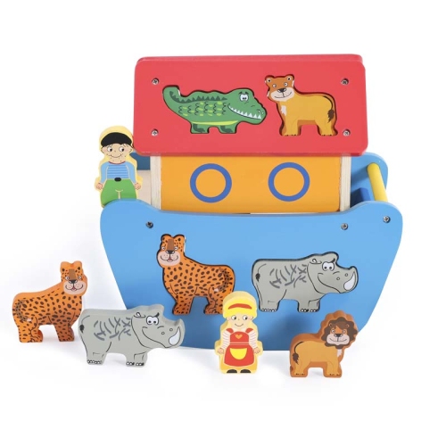 اسباب بازی چوبی 11 عددی کشتی نوح کد HG285605