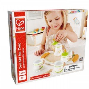 ست چای خوری چوبی Tea Set for Two hape 3124